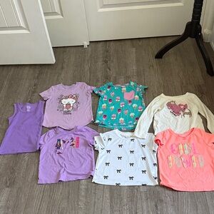 Colorful Kids Short Sleeve Tees Set of 7